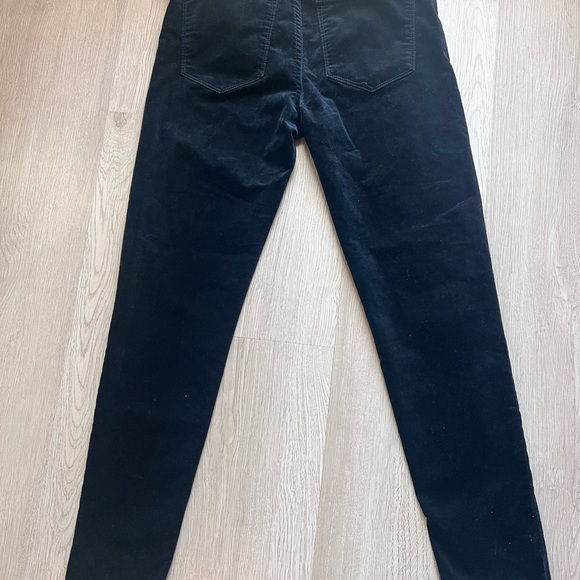 Banana Republic Cordoury Black Skinny Pants Size 2 - Picture 6 of 7